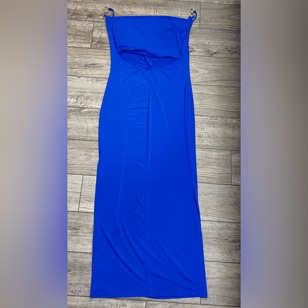 Chic Blue Maxi Dress
